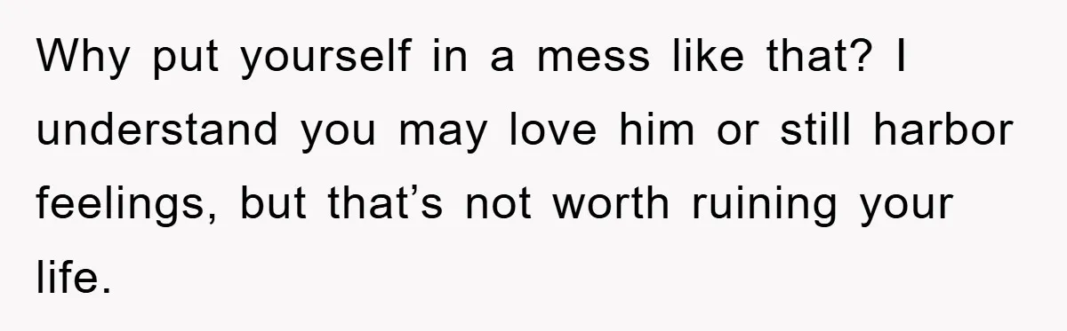 Woman Drives Off After Boyfriend Tells Her To Leave, He Ends Up Walking Two Hours Home Why put yourself in a mess like that? I understand you may love him or still harbor feelings, but that’s not worth ruining your life.