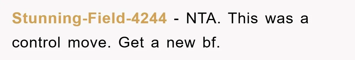 Woman Drives Off After Boyfriend Tells Her To Leave, He Ends Up Walking Two Hours Home Stunning-Field-4244 − NTA. This was a control move. Get a new bf.