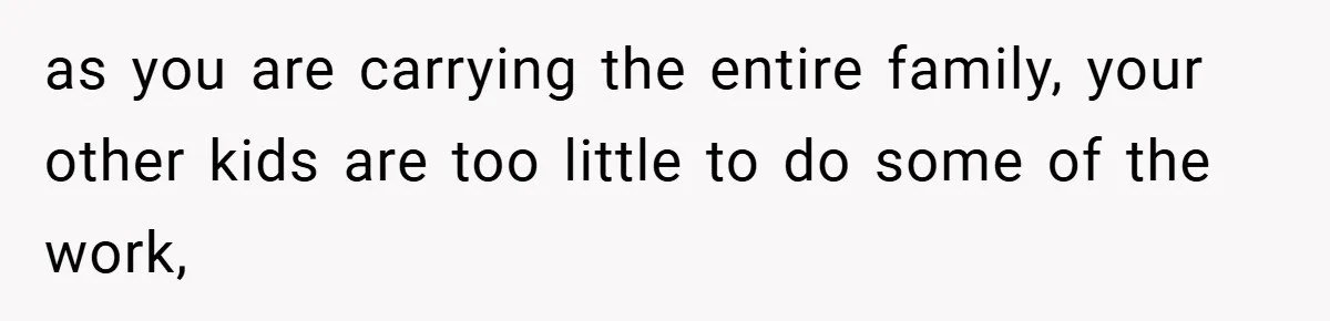 “It’s Not An Excuse!” Mom Scolds Her Daughter With Type 1 Diabetes For Neglecting Pets And School as you are carrying the entire family, your other kids are too little to do some of the work,
