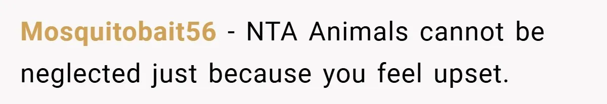 “It’s Not An Excuse!” Mom Scolds Her Daughter With Type 1 Diabetes For Neglecting Pets And School Mosquitobait56 − NTA Animals cannot be neglected just because you feel upset.