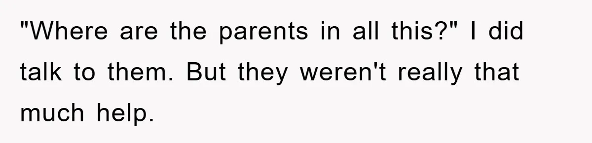 Brother Takes Car Without Permission, Sister Threatens To Play Her Final Card With The Authority Involved "Where are the parents in all this?" I did talk to them. But they weren't really that much help.