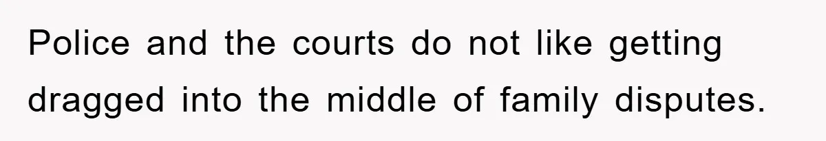 Brother Takes Car Without Permission, Sister Threatens To Play Her Final Card With The Authority Involved Police and the courts do not like getting dragged into the middle of family disputes.