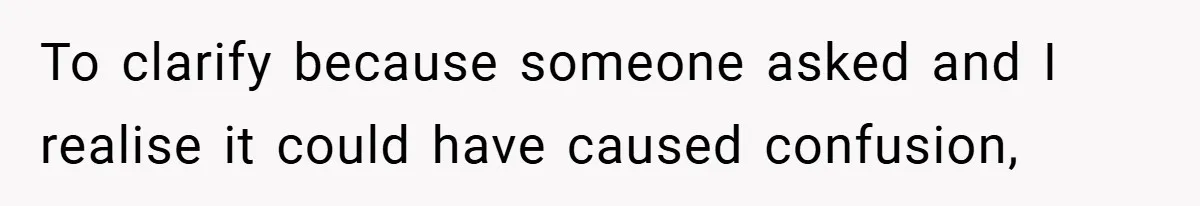 To clarify because someone asked and I realise it could have caused confusion,