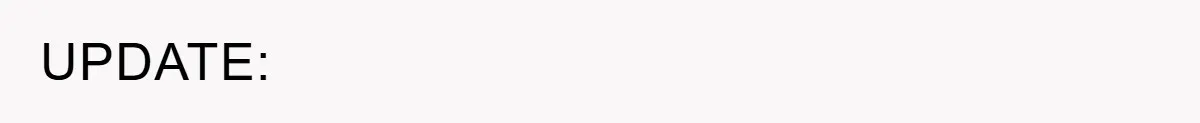 UPDATE: