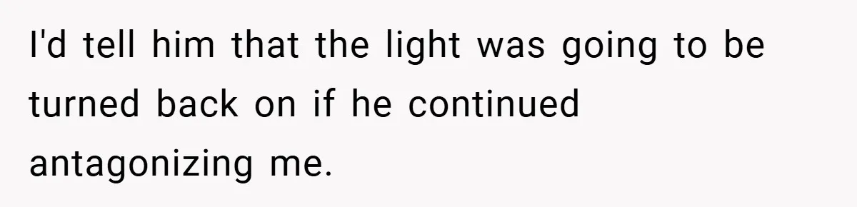 Neighbor Hated Their Light, Their Dog, Their Trash Can—So The Husband Left Him One Last Surprise I'd tell him that the light was going to be turned back on if he continued antagonizing me.