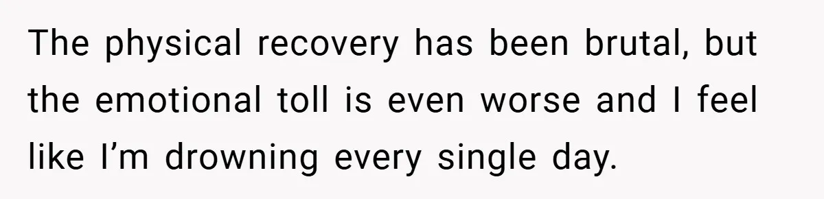 He Laughed While She Cried with Their Newborns - So She Took a Swing at His Golf Clubs The physical recovery has been brutal, but the emotional toll is even worse and I feel like I’m drowning every single day.