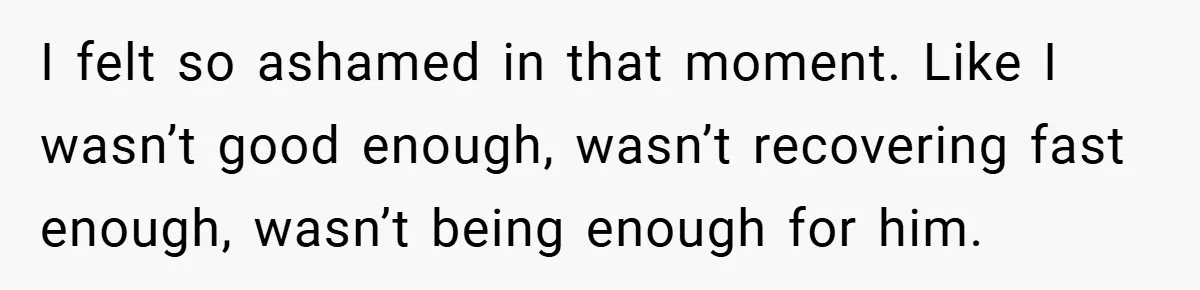 He Laughed While She Cried with Their Newborns - So She Took a Swing at His Golf Clubs I felt so ashamed in that moment. Like I wasn’t good enough, wasn’t recovering fast enough, wasn’t being enough for him.