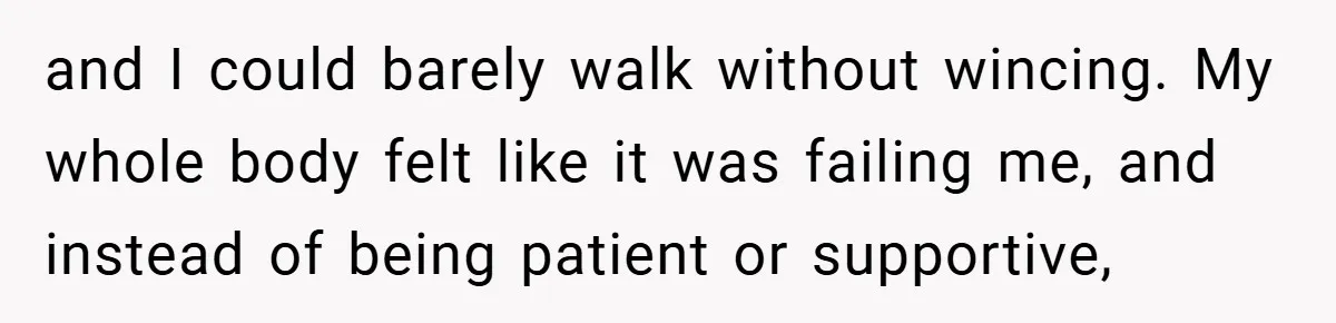 He Laughed While She Cried with Their Newborns - So She Took a Swing at His Golf Clubs and I could barely walk without wincing. My whole body felt like it was failing me, and instead of being patient or supportive,