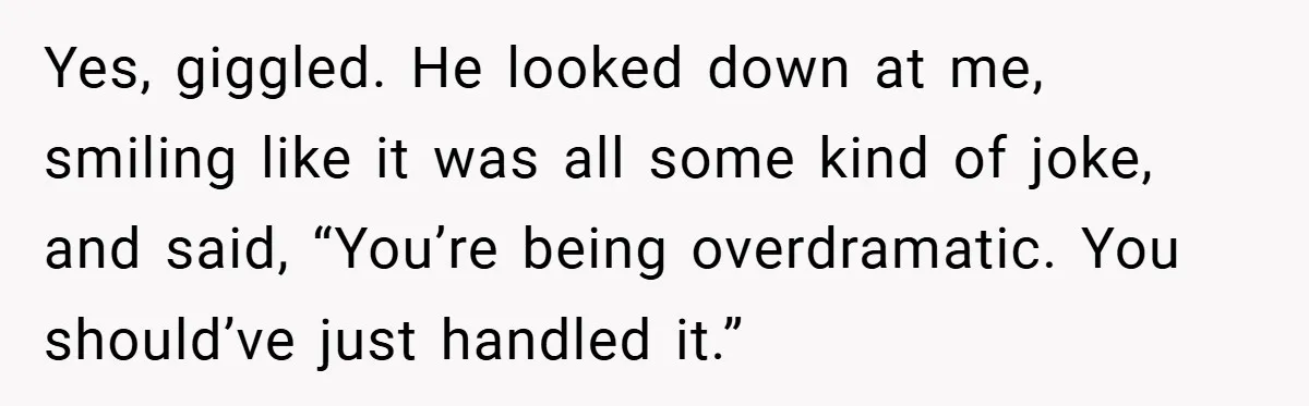 He Laughed While She Cried with Their Newborns - So She Took a Swing at His Golf Clubs Yes, giggled. He looked down at me, smiling like it was all some kind of joke, and said, “You’re being overdramatic. You should’ve just handled it.”
