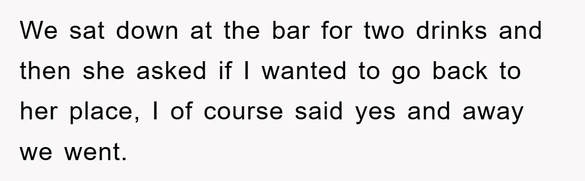 Man Unknowingly Romances Married Woman, Flees And Seeks Her Husband To Reveal Shocking Truth We sat down at the bar for two drinks and then she asked if I wanted to go back to her place, I of course said yes and away we...