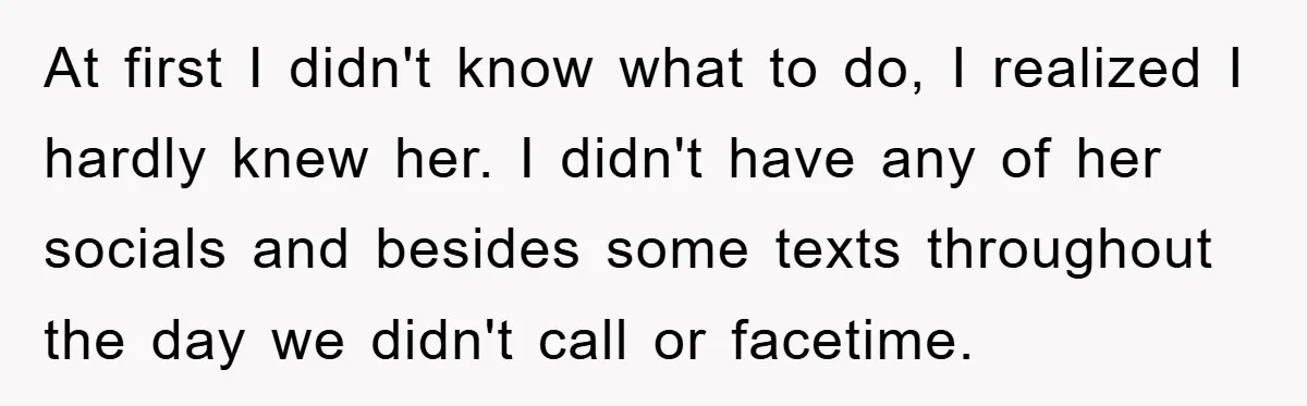 Man Unknowingly Romances Married Woman, Flees And Seeks Her Husband To Reveal Shocking Truth At first I didn't know what to do, I realized I hardly knew her. I didn't have any of her socials and besides some texts throughout the day we didn't...