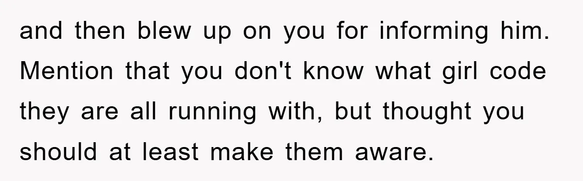 Man Unknowingly Romances Married Woman, Flees And Seeks Her Husband To Reveal Shocking Truth and then blew up on you for informing him. Mention that you don't know what girl code they are all running with, but thought you should at least make them...