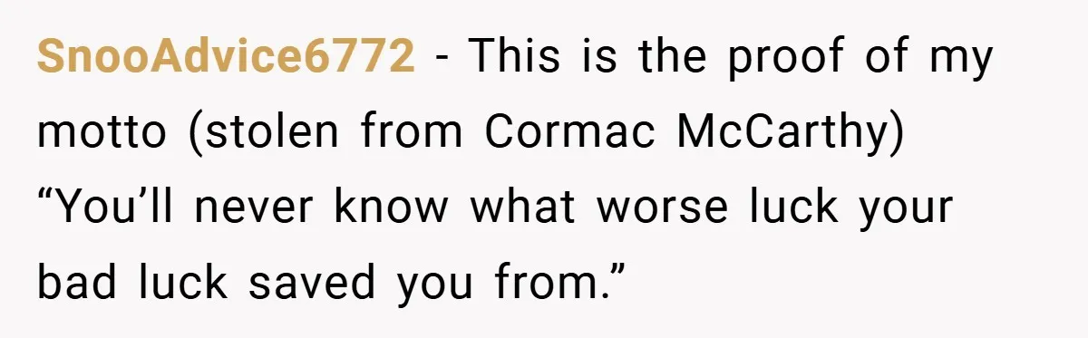 Fuel Truck Driver Blocked by Tesla Driver - So He Made Her Wait an Hour Before She Crashed Her Car SnooAdvice6772 − This is the proof of my motto (stolen from Cormac McCarthy) “You’ll never know what worse luck your bad luck saved you from.”