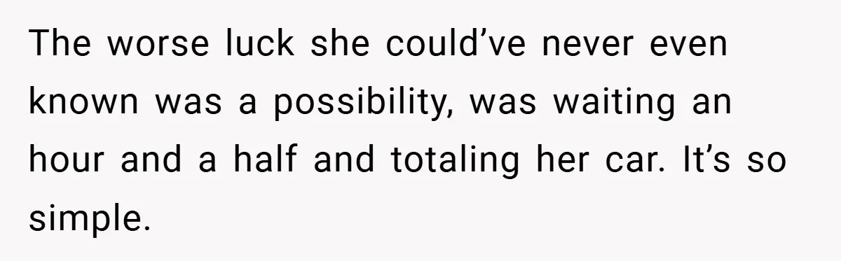 Fuel Truck Driver Blocked by Tesla Driver - So He Made Her Wait an Hour Before She Crashed Her Car The worse luck she could’ve never even known was a possibility, was waiting an hour and a half and totaling her car. It’s so simple.