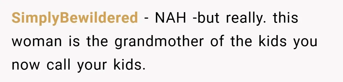 She Replaced Her Husband’s Late Wife’s Photo - Then All Hell Broke Loose When the Grieving Mother Found Out SimplyBewildered − NAH -but really. this woman is the grandmother of the kids you now call your kids.