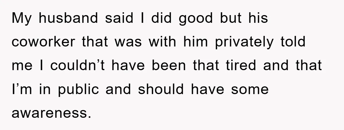 Mom Stands Ground As Duo Seeking Seats For Sick Elder, Causes A Scene At The Mall My husband said I did good but his coworker that was with him privately told me I couldn’t have been that tired and that I’m in public and should have...