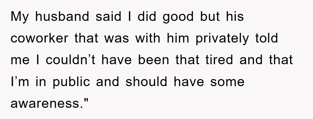 Mom Stands Ground As Duo Seeking Seats For Sick Elder, Causes A Scene At The Mall My husband said I did good but his coworker that was with him privately told me I couldn’t have been that tired and that I’m in public and should have...