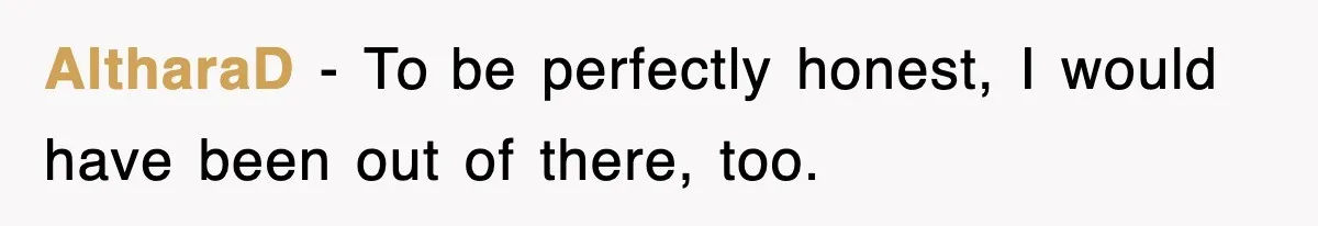 Entitled Parents Let Their Kid Scream At 4 A.M., So Guest Took The Turkey And Left AltharaD − To be perfectly honest, I would have been out of there, too.