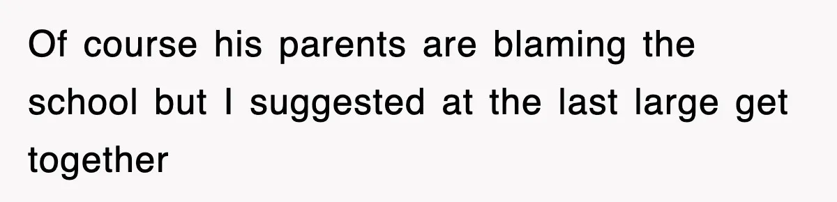 Entitled Parents Let Their Kid Scream At 4 A.M., So Guest Took The Turkey And Left Of course his parents are blaming the school but I suggested at the last large get together