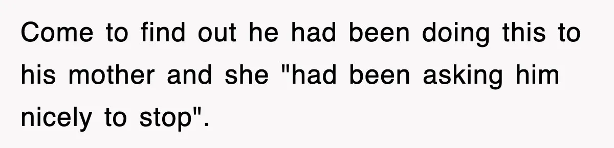 Entitled Parents Let Their Kid Scream At 4 A.M., So Guest Took The Turkey And Left Come to find out he had been doing this to his mother and she "had been asking him nicely to stop".