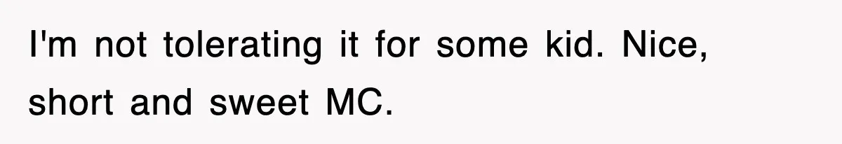 Entitled Parents Let Their Kid Scream At 4 A.M., So Guest Took The Turkey And Left I'm not tolerating it for some kid. Nice, short and sweet MC.