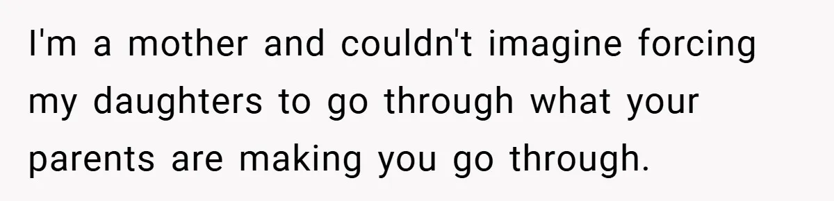 Teen Refuses to Babysit Her Own Daughter - But Is She Wrong After Being Forced to Give Birth at 13? I'm a mother and couldn't imagine forcing my daughters to go through what your parents are making you go through.