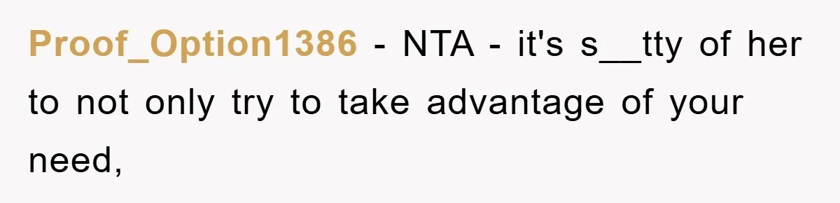 Woman Sells Prized Manga Cheaper Than Market, Friend Lowballs Deal And Brands Her Choosing Beggar Proof_Option1386 − NTA - it's s__tty of her to not only try to take advantage of your need,