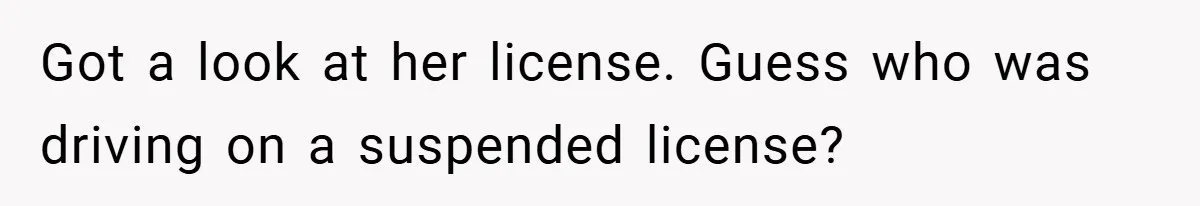 HR Boss Enforced Harsh Rules On Everyone, Until They Applied To Her Got a look at her license. Guess who was driving on a suspended license?