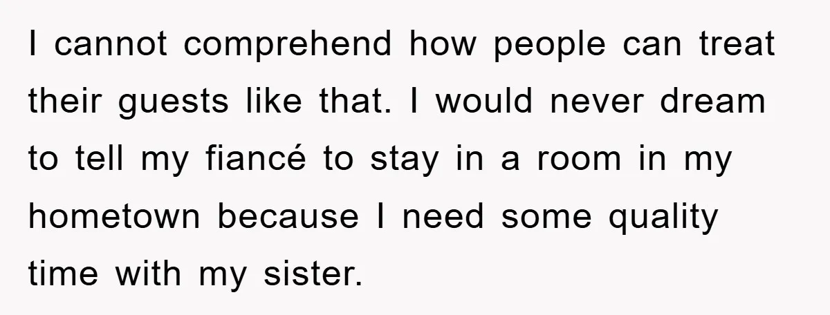 Woman Doesn't Speak Spanish, Gets Ignored and Insulted By Fiancé's Entire Family I cannot comprehend how people can treat their guests like that. I would never dream to tell my fiancé to stay in a room in my hometown because I need...