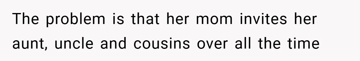 Woman Buys Her Own Snacks But Mom Keeps Letting The Cousins Eat Them, So Dad Gets Her A Locked Snack Bin The problem is that her mom invites her aunt, uncle and cousins over all the time