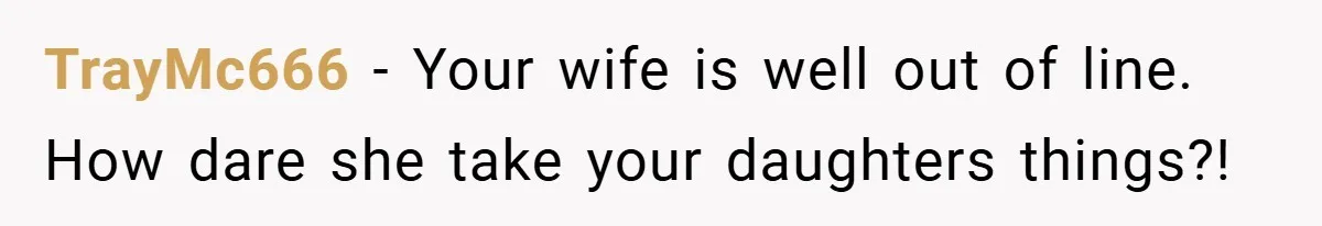 Woman Buys Her Own Snacks But Mom Keeps Letting The Cousins Eat Them, So Dad Gets Her A Locked Snack Bin TrayMc666 − Your wife is well out of line. How dare she take your daughters things?!