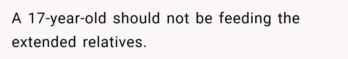 Woman Buys Her Own Snacks But Mom Keeps Letting The Cousins Eat Them, So Dad Gets Her A Locked Snack Bin A 17-year-old should not be feeding the extended relatives.