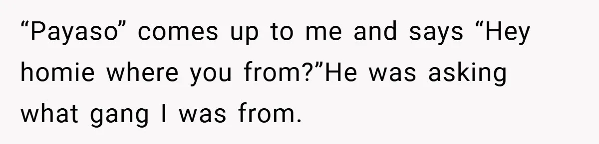 Gangster Steals Kid’s Earnings, Then Walks Into A Trap That Costs Him Big “Payaso” comes up to me and says “Hey homie where you from?”He was asking what gang I was from.