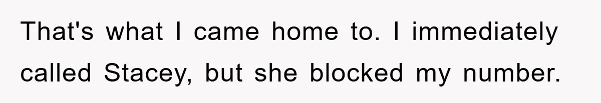 Mom Arrested, Dad Deployed Abroad, 17-Year-Old Daughter Abandons Home, Robbers Steal Everything, Stepsister Explodes In Fury That's what I came home to. I immediately called Stacey, but she blocked my number.