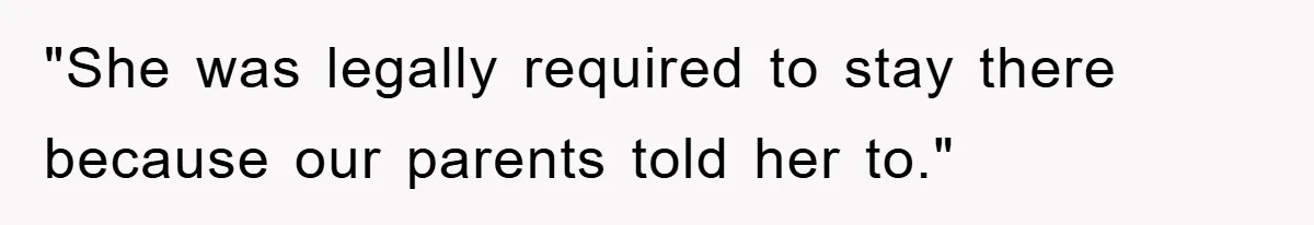 Mom Arrested, Dad Deployed Abroad, 17-Year-Old Daughter Abandons Home, Robbers Steal Everything, Stepsister Explodes In Fury "She was legally required to stay there because our parents told her to."