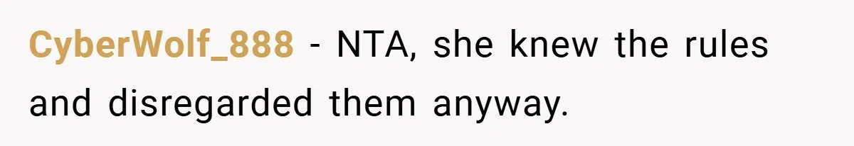 Woman Shows Up 6 Hours Late, Gets Mad When Best Friend Refuse To Let Her In CyberWolf_888 − NTA, she knew the rules and disregarded them anyway.