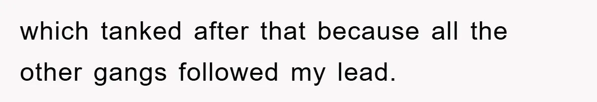Manager Threatens To Fire Veteran Over 3 Minutes, Employee’s Malicious Compliance Gets Him Fired which tanked after that because all the other gangs followed my lead.