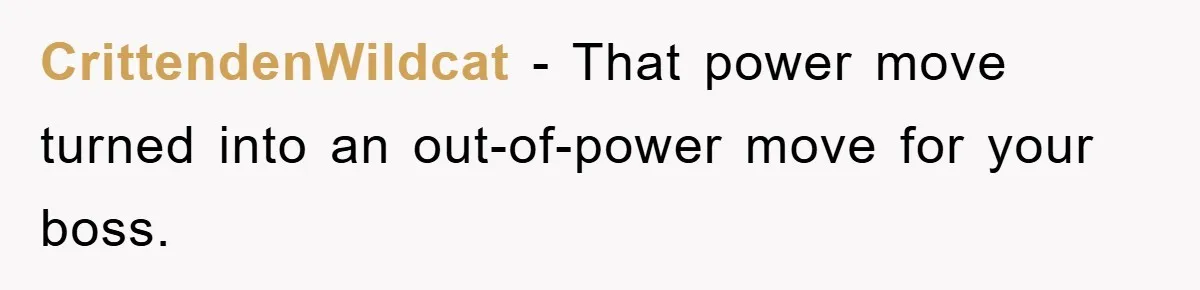 Manager Threatens To Fire Veteran Over 3 Minutes, Employee’s Malicious Compliance Gets Him Fired CrittendenWildcat − That power move turned into an out-of-power move for your boss.