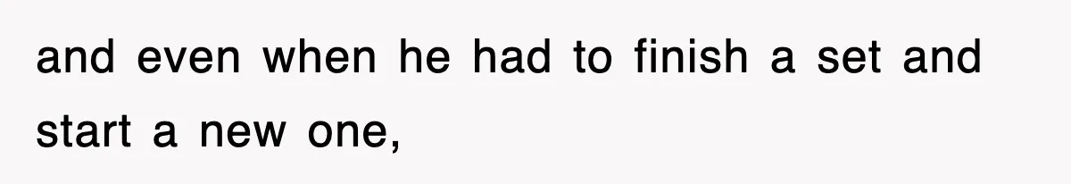 Boss Tries to Fire Employee For Doing His Job, Ends Up Getting Himself And His Friends Fired and even when he had to finish a set and start a new one,