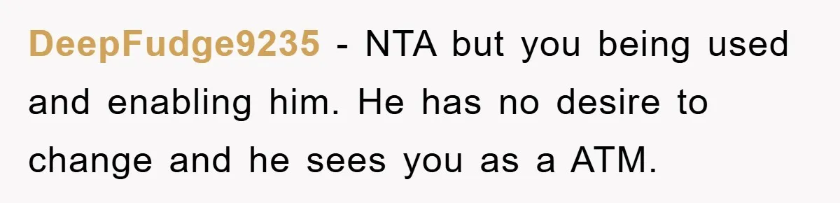 Boyfriend Freeloads In Girlfriend's Home, Skips Chores, Pays Nothing, And Gifts Drain Cleaner For Christmas DeepFudge9235 − NTA but you being used and enabling him. He has no desire to change and he sees you as a ATM.