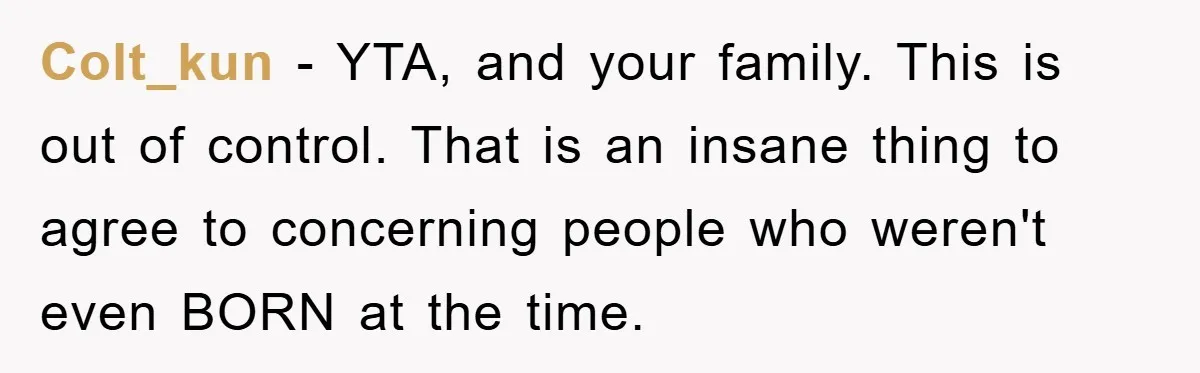 Husband Defies Family’s No-Birthday Rule, Wife Explodes When He Shares Photos Online Colt_kun − YTA, and your family. This is out of control. That is an insane thing to agree to concerning people who weren't even BORN at the time.