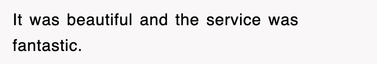 Woman Takes Potatoes Off Best Man’s Plate At Wedding Dinner Just To Make Him Stop Talking It was beautiful and the service was fantastic.