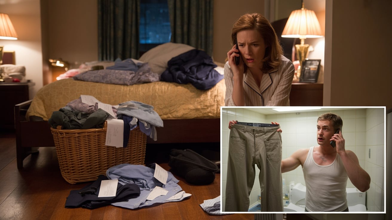 Man Gets Mad at Wife for Not Packing His Slacks… Even Though He Left Them in the Laundry Basket