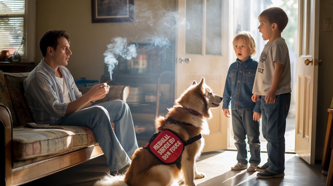 He Smoked All Day Every Day, But Mom Asked Him Not to - Then the Kids Came