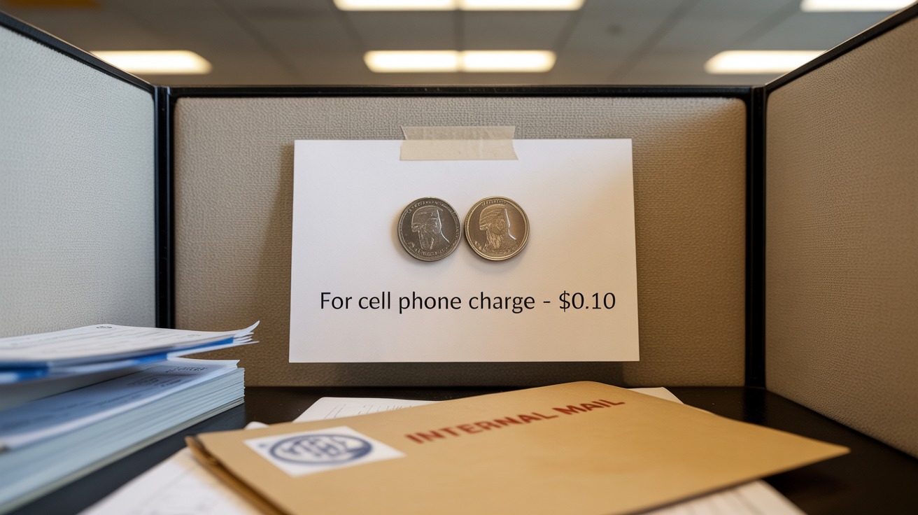 Company Demands Employee Pay 10¢ For Personal Call, They Mail Payment That Costs Company More