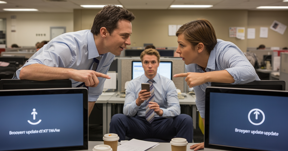 IT Guy Demands Proof Of Widespread Issue, Employee Crashes Entire Team's Browsers