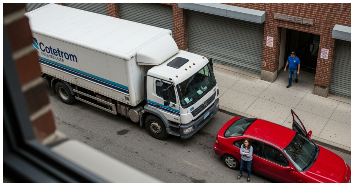 Delivery Driver Blocks Entitled Car After She Refuses To Move For 15 ...