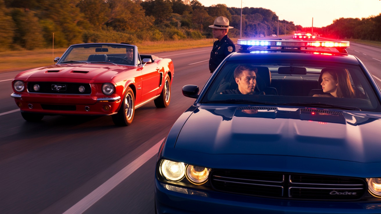 Wannabe Racer Tries To Show Off For His Girlfriend, Ends Up Impressing The State Troopers Instead