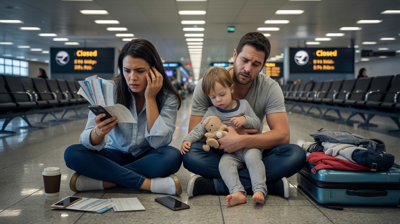 Dad Fumes After Wife Drags Family To The Airport 5 Hours Early With A 4-Year-Old In Tow