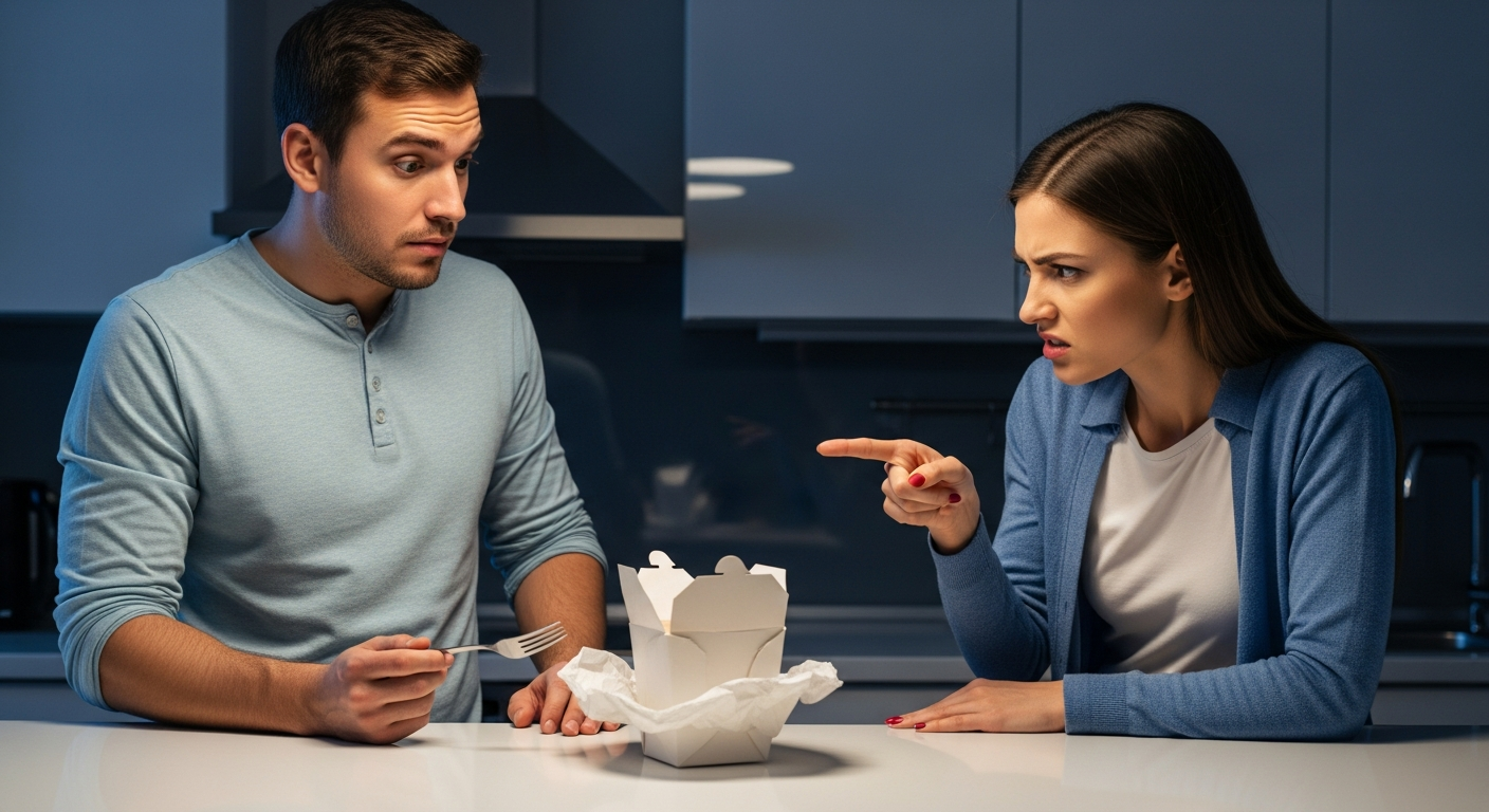 Man Called Selfish for Eating Food He Paid For After a Long Day